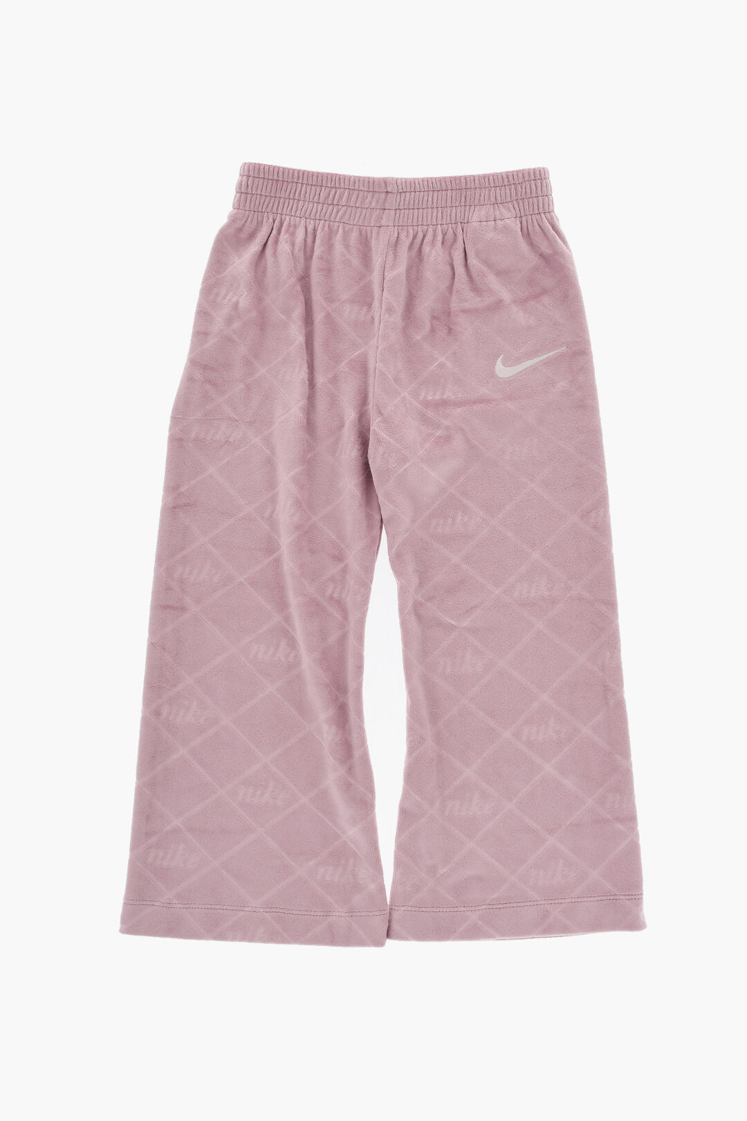 Nike Kids 벨벳 후디 팬츠 세트 올오버 로고