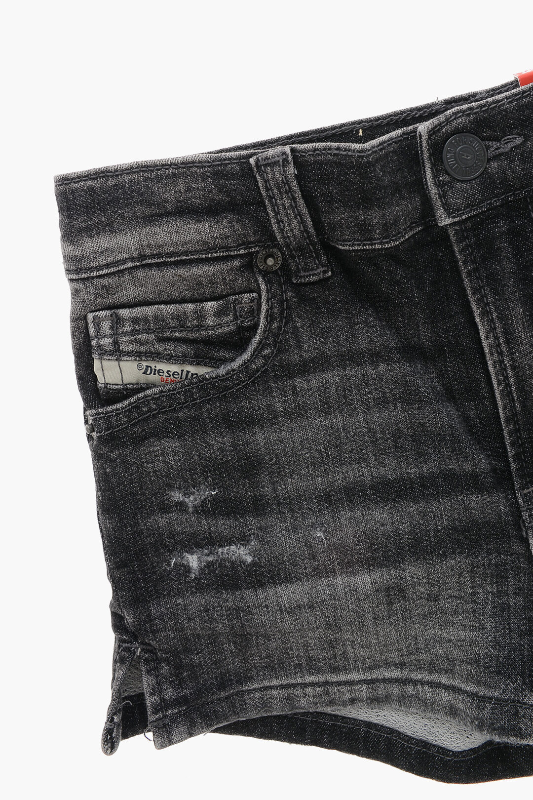 Diesel Kids 빈티지 이펙트 데님 반바지