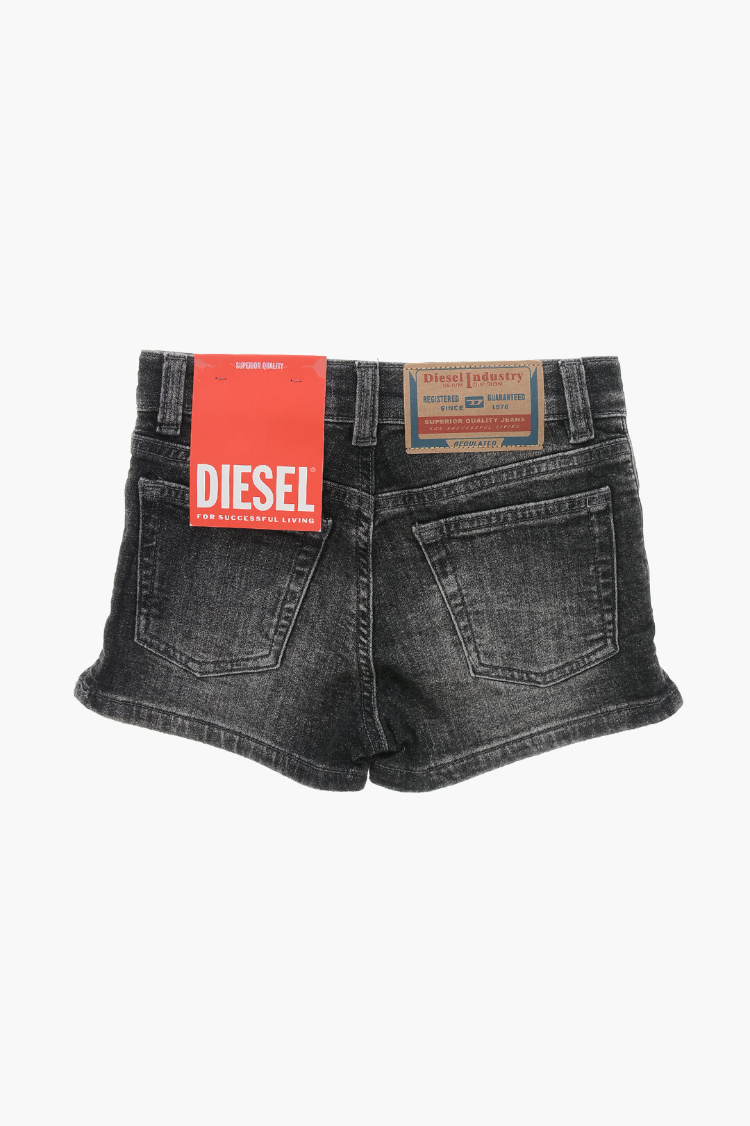 Diesel Kids 빈티지 이펙트 데님 반바지
