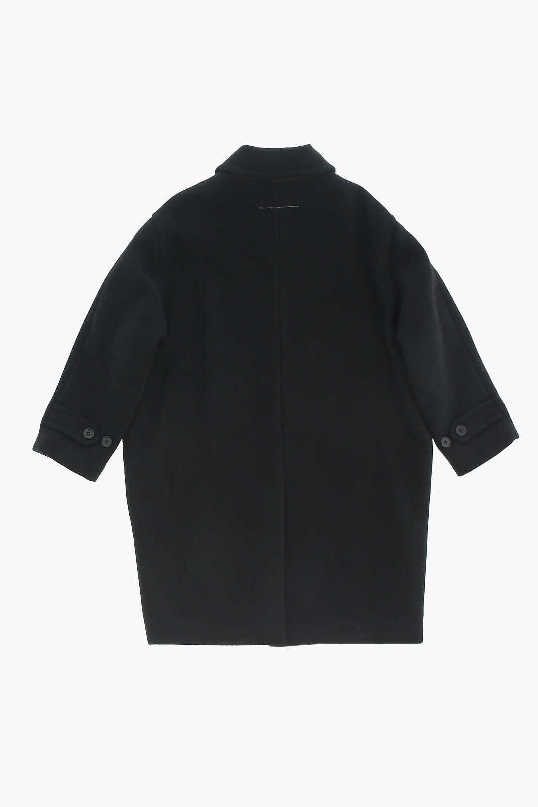 MM6 Maison Margiela Kids MM6 울 혼합 코트 단색