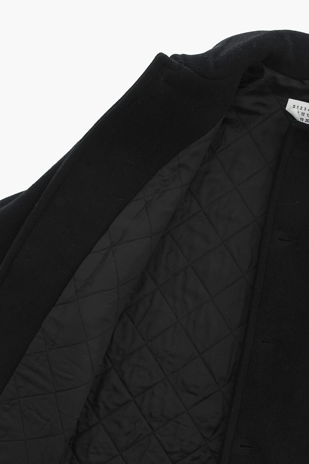 MM6 Maison Margiela Kids MM6 울 혼합 코트 단색