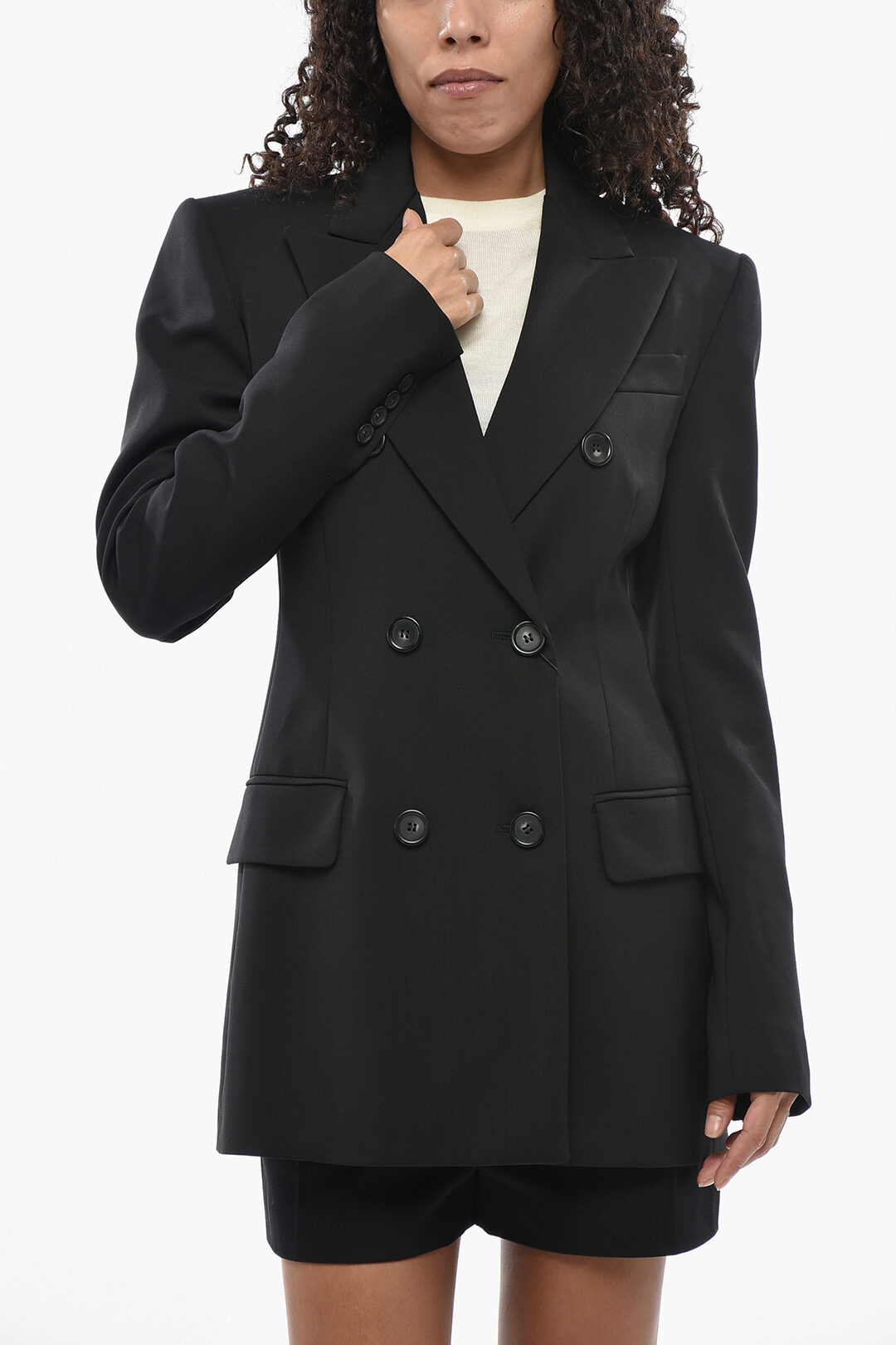 MAXMARA 캐시미어 더블 브레스트 자켓 ADAMO