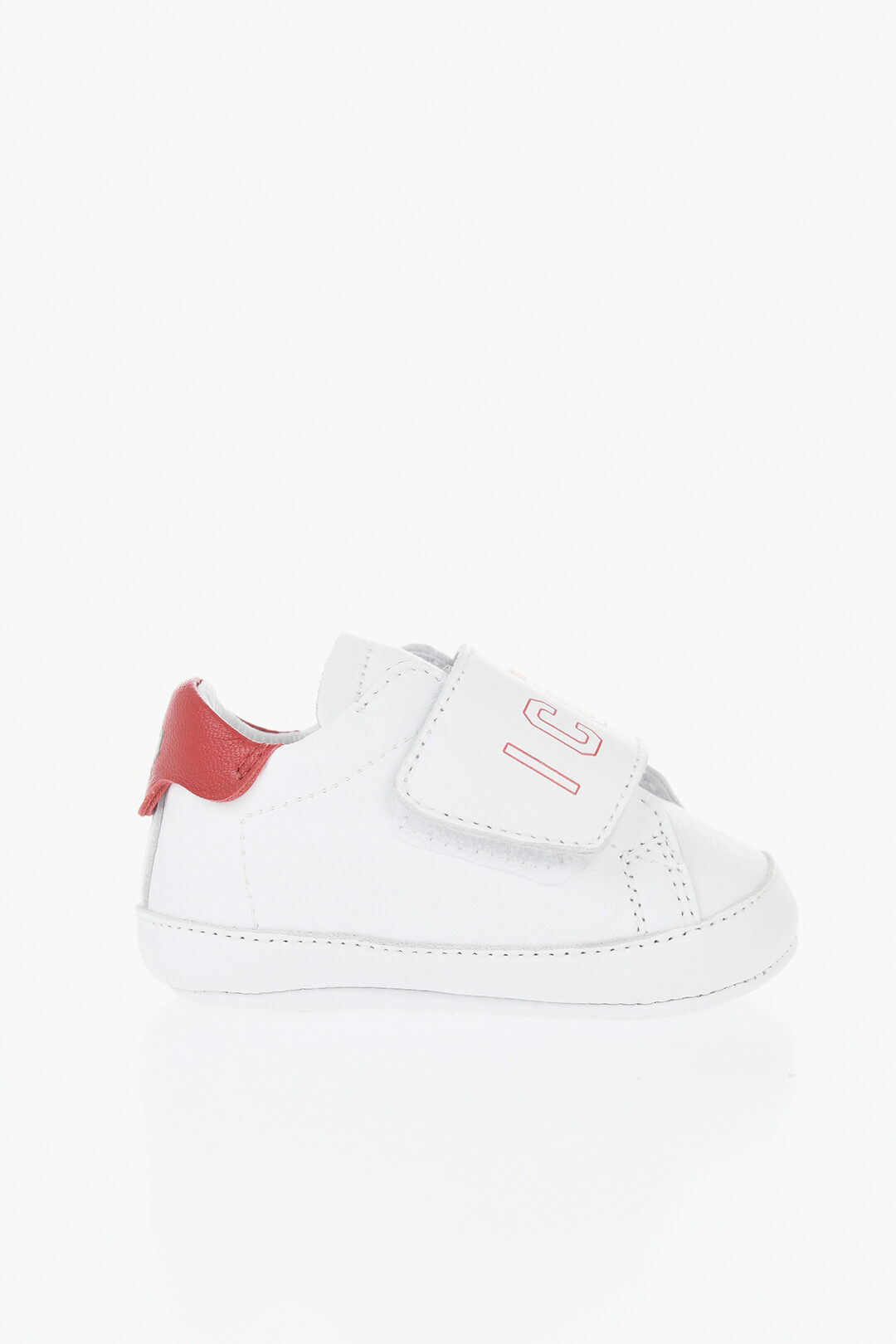 Dsquared 2 kids 아이콘 벨크로 가죽 슈즈