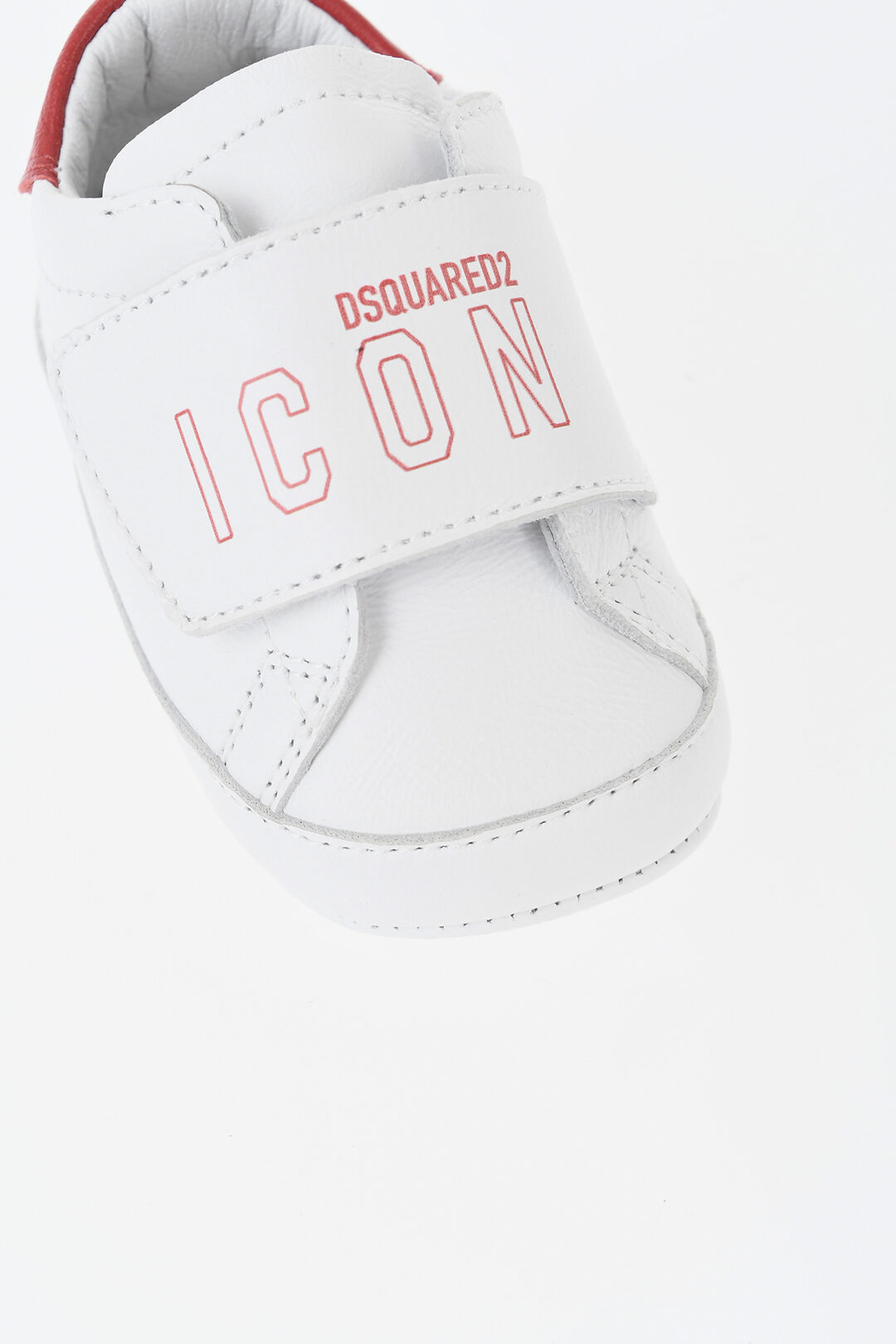 Dsquared 2 kids 아이콘 벨크로 가죽 슈즈