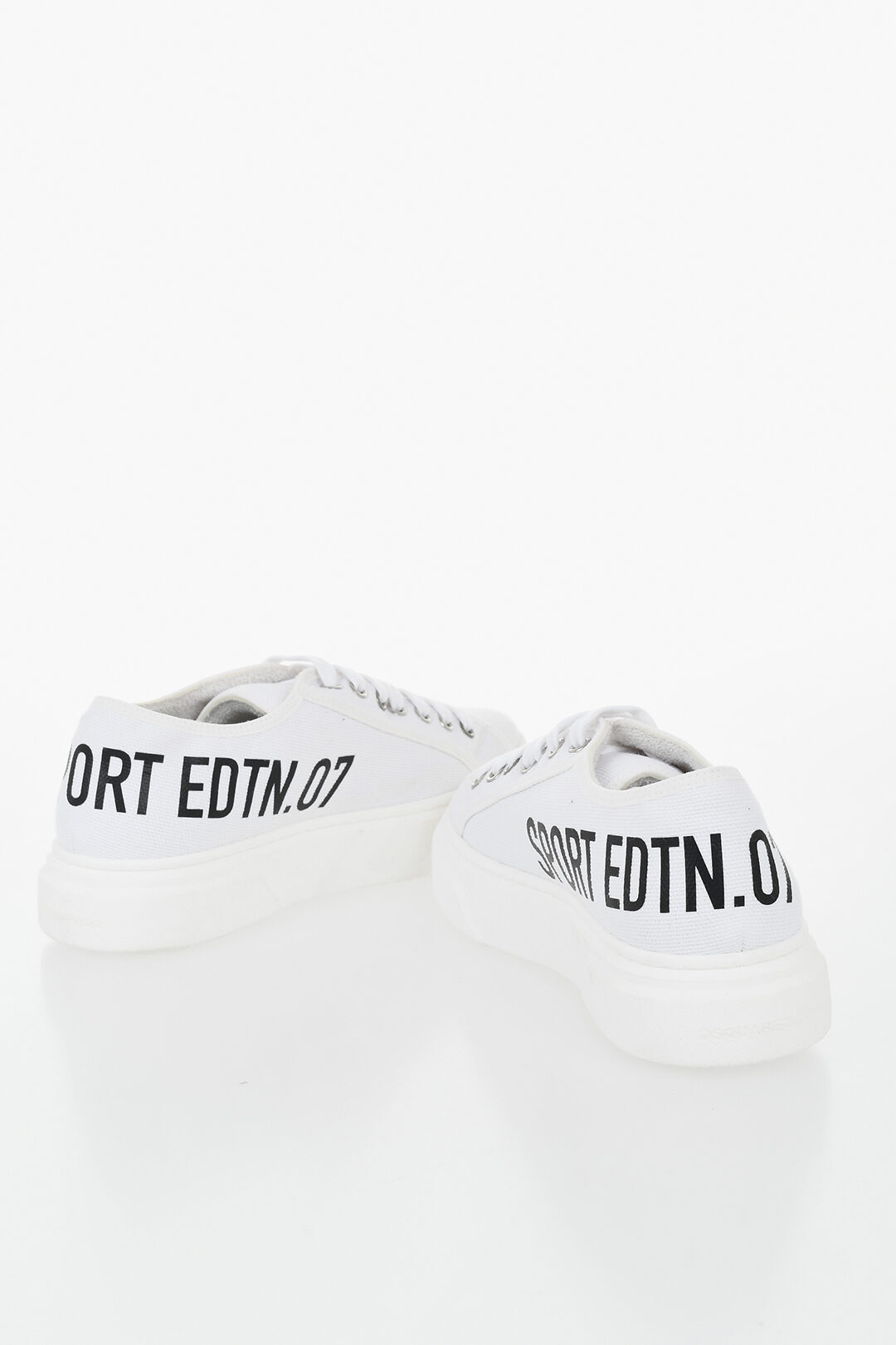 Dsquared 2 kids 로우 텍스타일 스니커즈 SPORT EDTN.07 콘트라스트 프린트