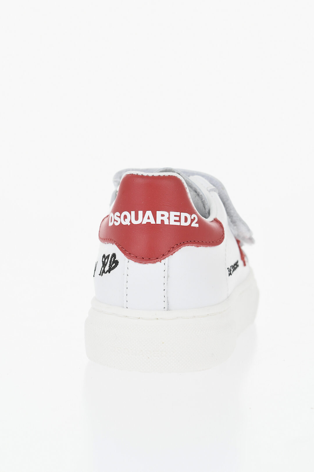 Dsquared 2 kids 로우 레더 스니커즈 더 캐나디언 벨크로