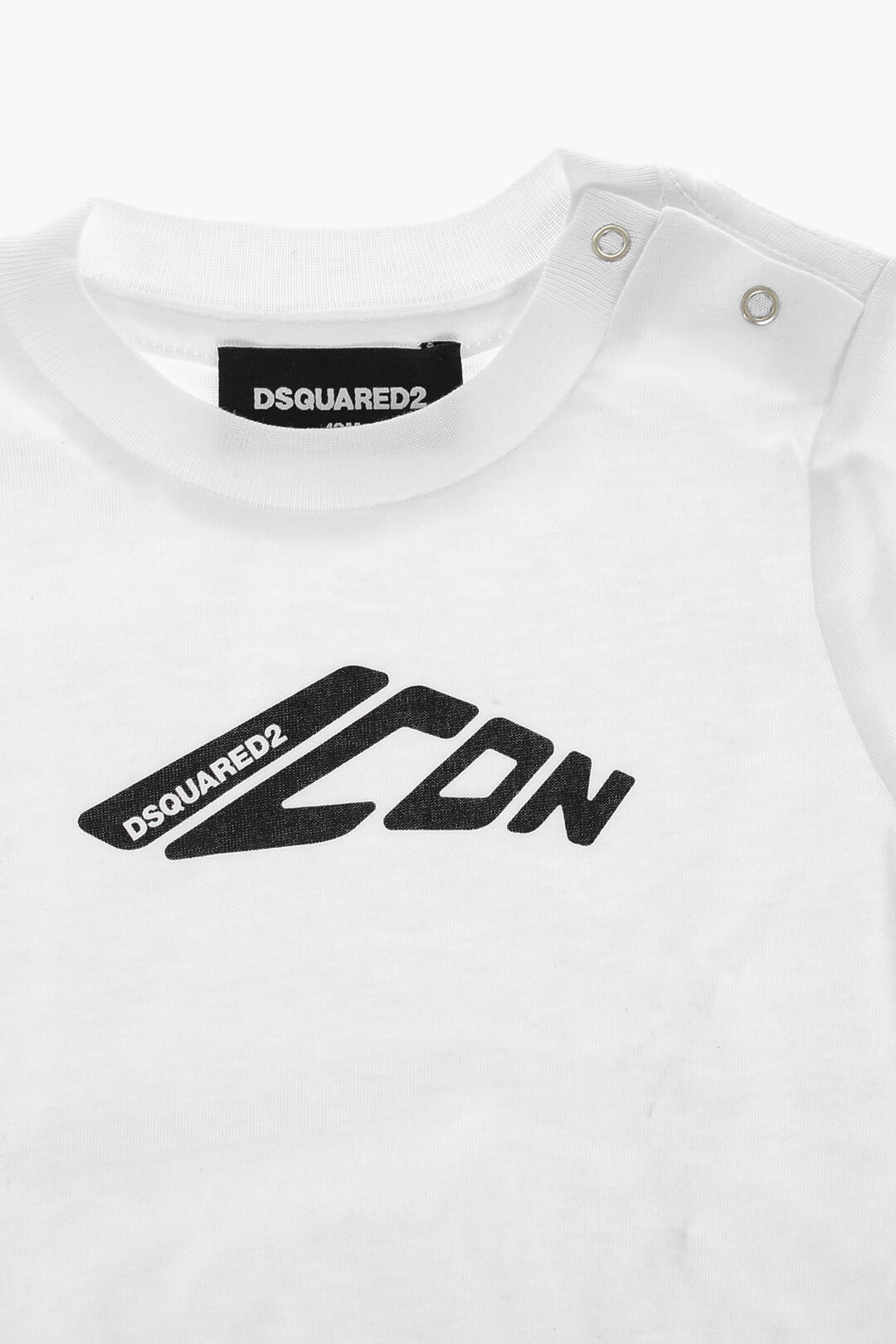 Dsquared 2 kids 아이콘 로고 프린트 긴팔 크루넥 티셔츠